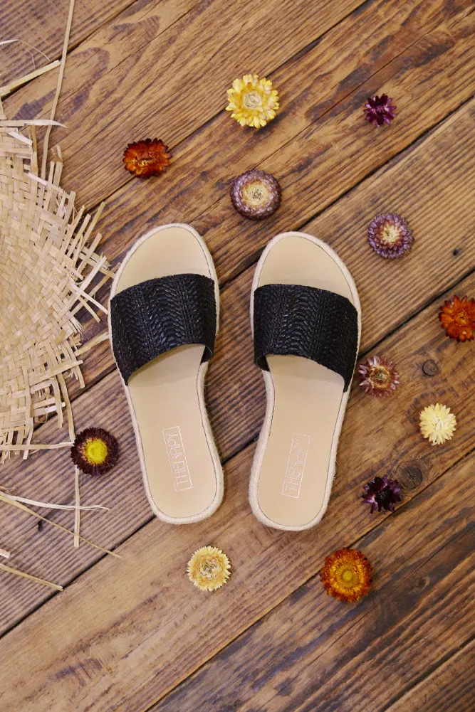 THERAPY Eden Slides Black sold by Fortunate One product image thumbnail 4