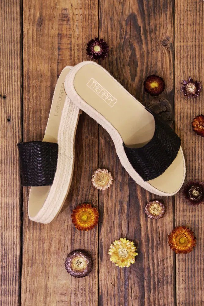 THERAPY Eden Slides Black sold by Fortunate One product image thumbnail 5