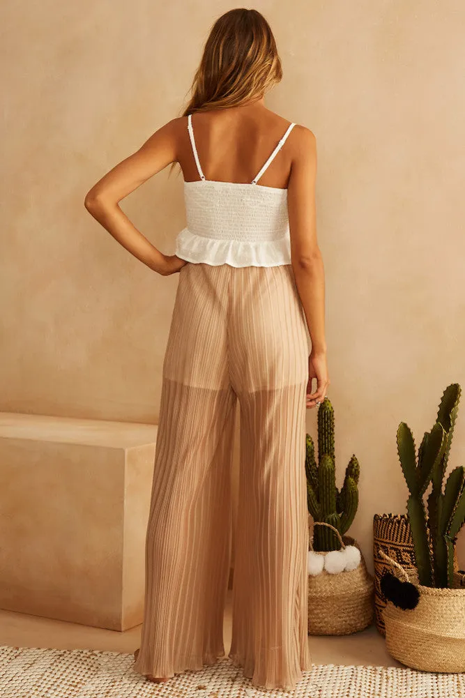 Purple Rain Pants Mocha sold by Fortunate One product image thumbnail 4