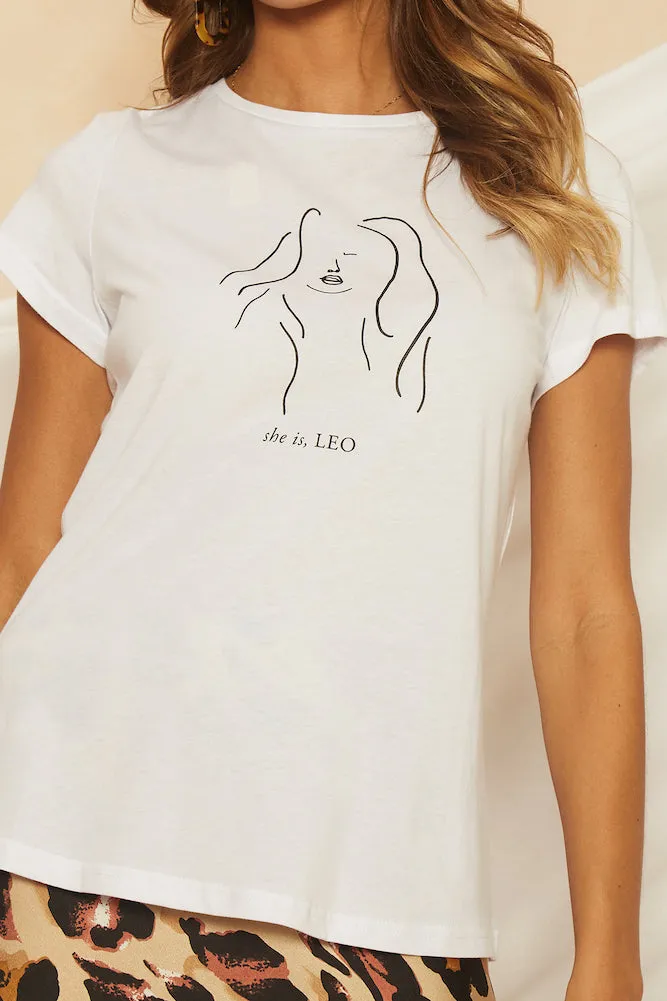 She Is Leo Tee sold by Fortunate One product image thumbnail 4