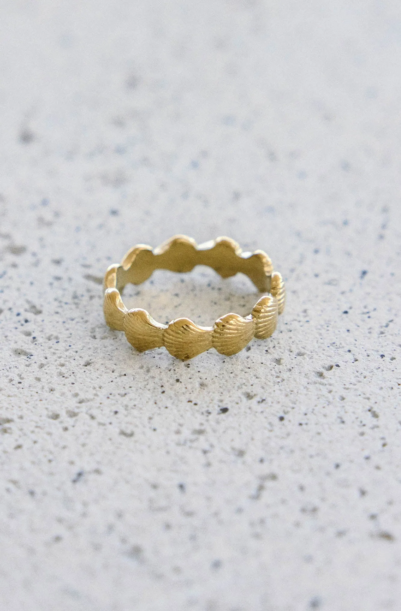 Shells And Shores Ring Gold sold by Fortunate One product image thumbnail 2