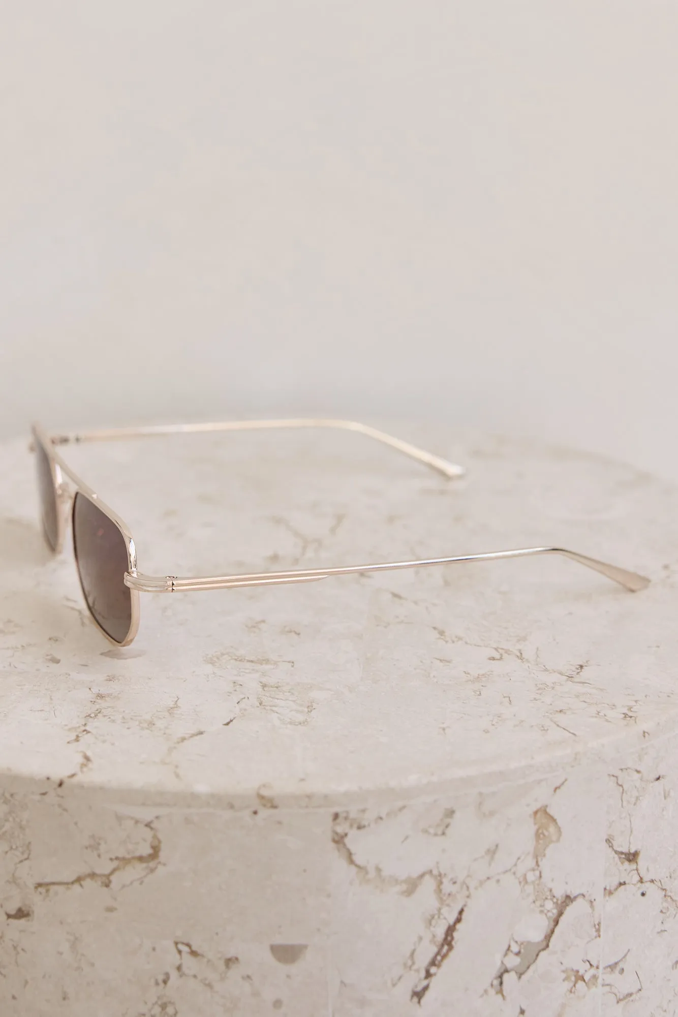 The Cameron Sunglasses Gold Chocolate Fade sold by Fortunate One product image thumbnail 4