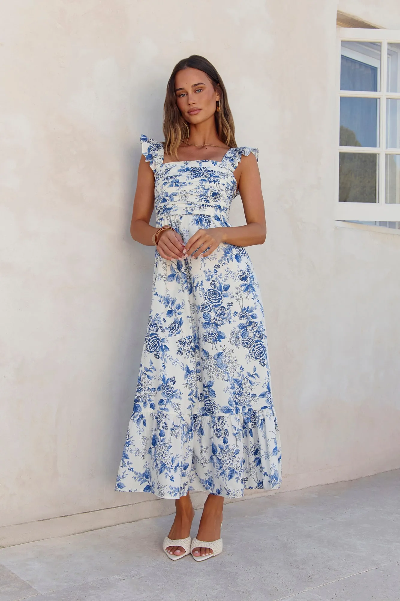 Bloom By Bloom Maxi Dress Blue sold by Fortunate One product image thumbnail 4
