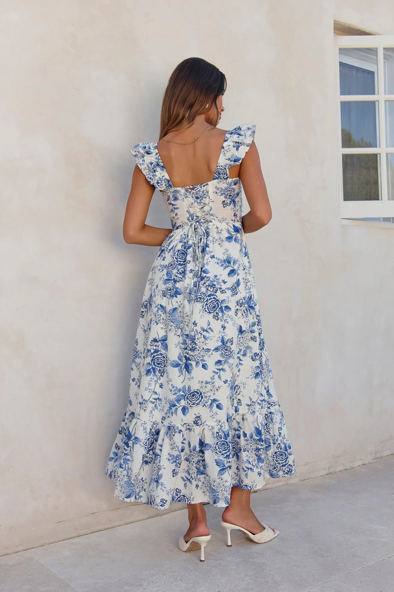 Bloom By Bloom Maxi Dress Blue sold by Fortunate One product image thumbnail 2