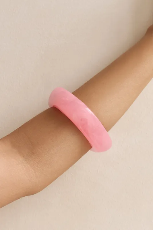 Soft Rose Bangle Pink made by Hello Molly