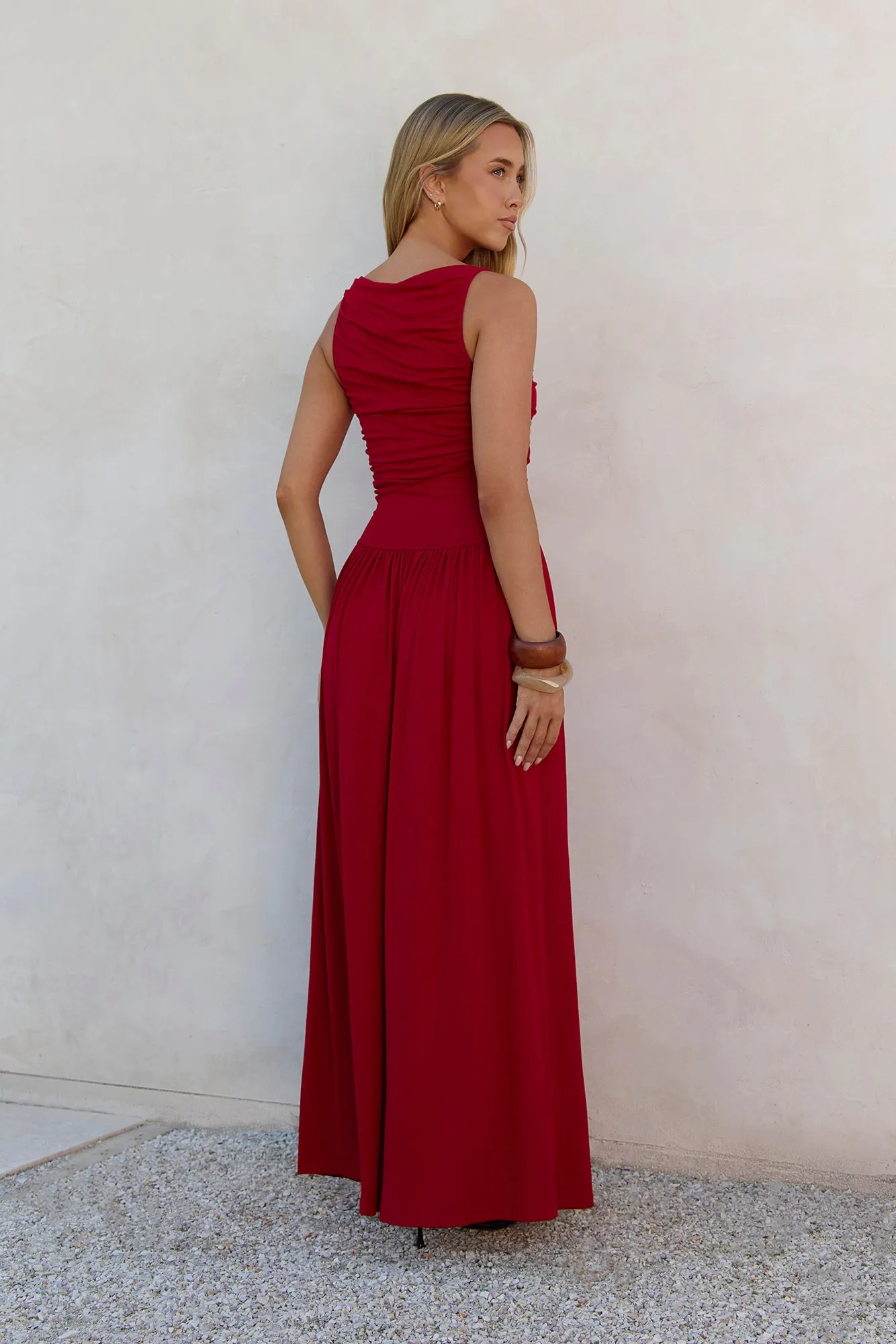 Nalla Maxi Dress Cherry sold by Fortunate One product image thumbnail 2