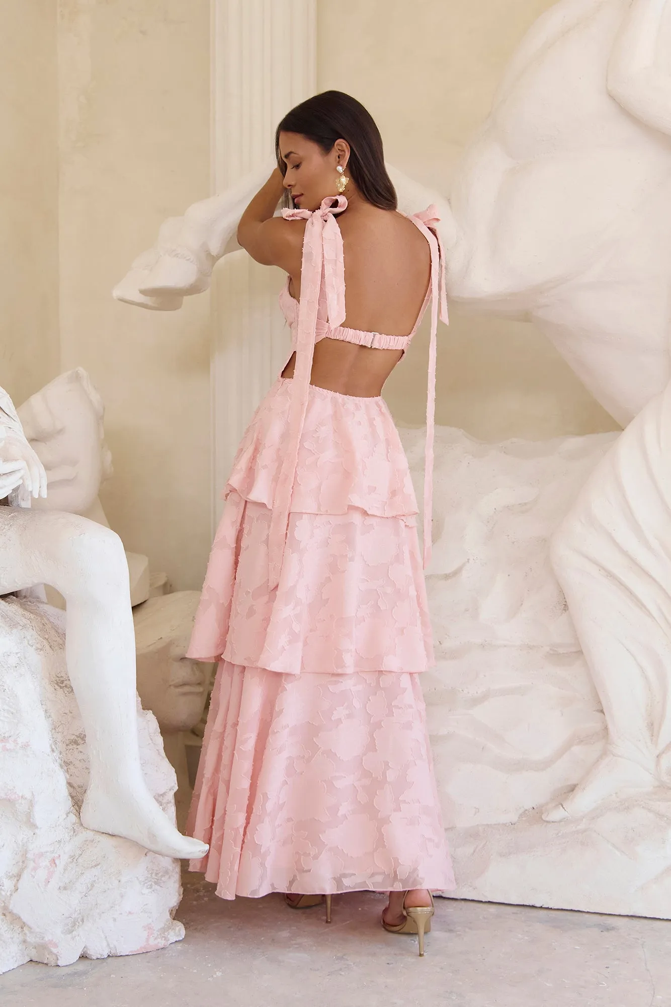 Meadow Of Dreams Maxi Dress Pink sold by Fortunate One product image thumbnail 2