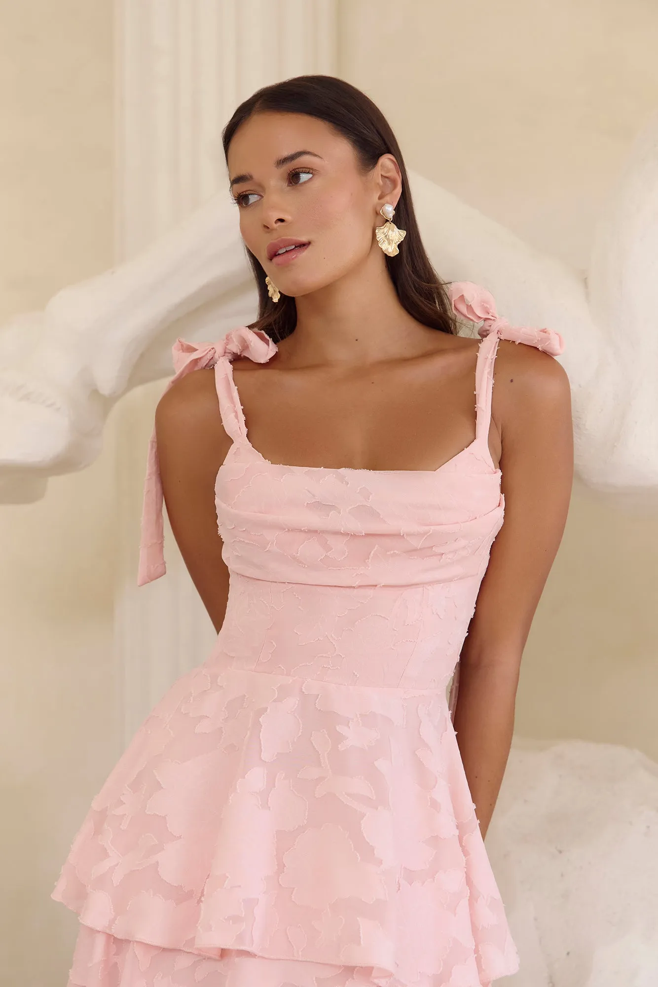 Meadow Of Dreams Maxi Dress Pink sold by Fortunate One product image thumbnail 3