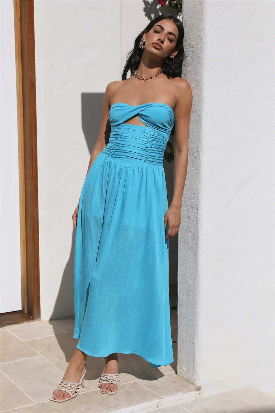 Endless Travels Maxi Dress Blue sold by Fortunate One