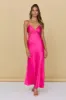 Striking Midnight Maxi Dress Pink sold by Fortunate One