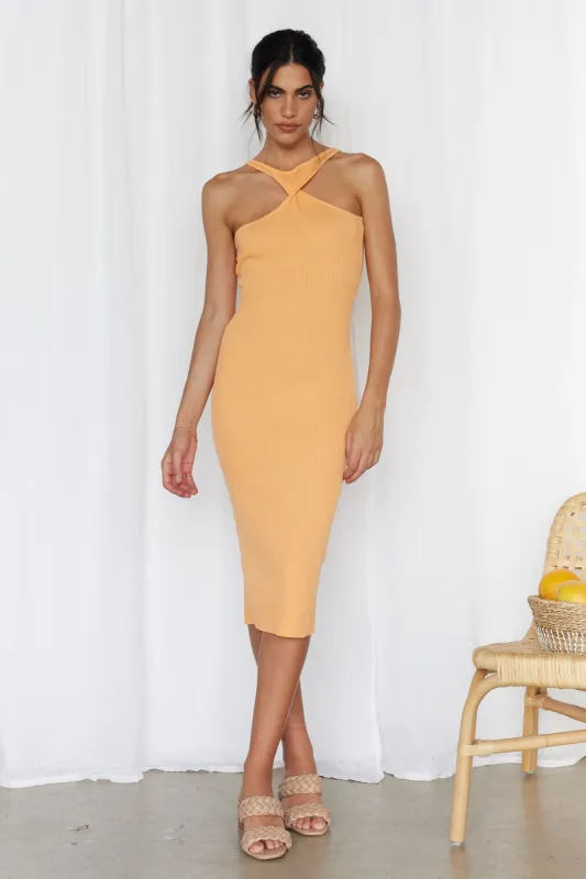 Dawn Before Sunrise Maxi Dress Orange sold by Fortunate One