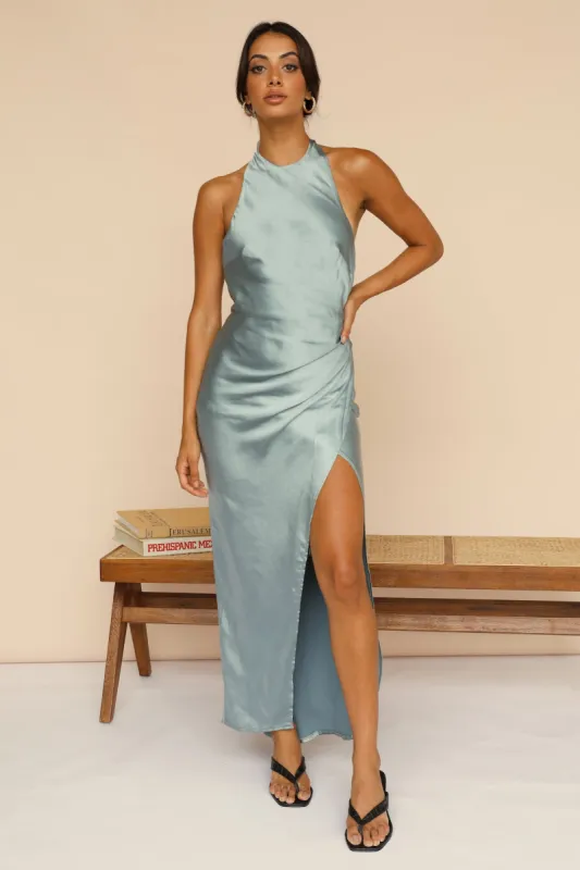Under The Night Maxi Dress Sage sold by Fortunate One