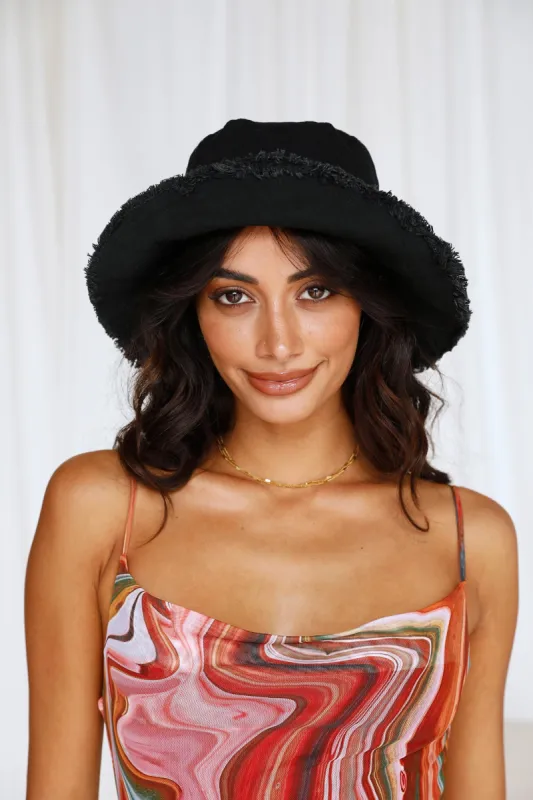 Sun Shower Bucket Hat Black sold by Fortunate One