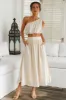 Carpe Diem Maxi Skirt Beige sold by Fortunate One