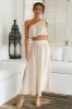 Carpe Diem Maxi Skirt Beige sold by Fortunate One