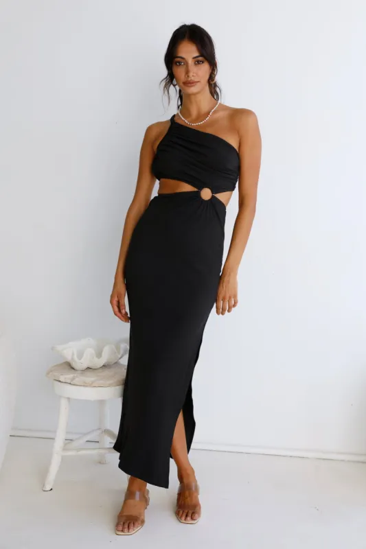 North Facing Sun Maxi Dress Black sold by Fortunate One
