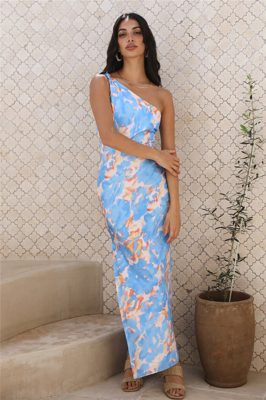 Last Time Maxi Dress Blue sold by Fortunate One product image thumbnail 3
