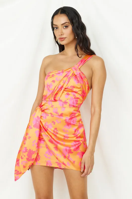 Heading Out Of Town Dress Orange sold by Fortunate One