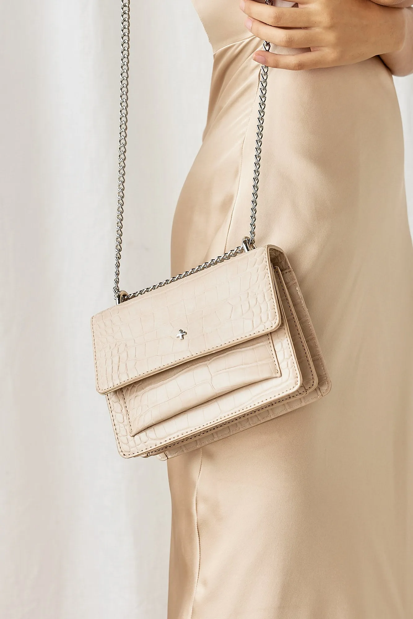 PETA + JAIN Lissy Bag Nude Croc sold by Fortunate One product image thumbnail 3