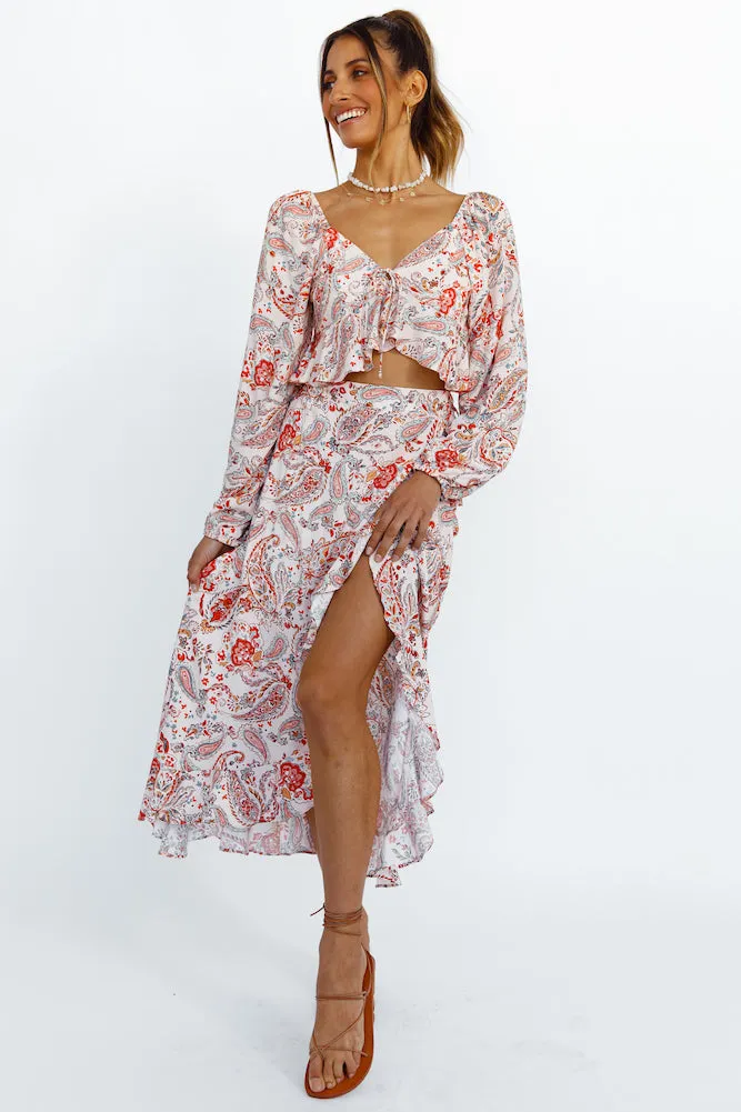 Drift Away Maxi Skirt sold by Fortunate One