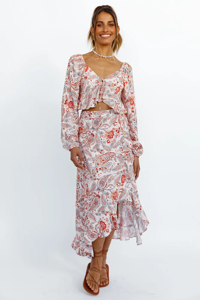 Drift Away Maxi Skirt sold by Fortunate One product image thumbnail 2