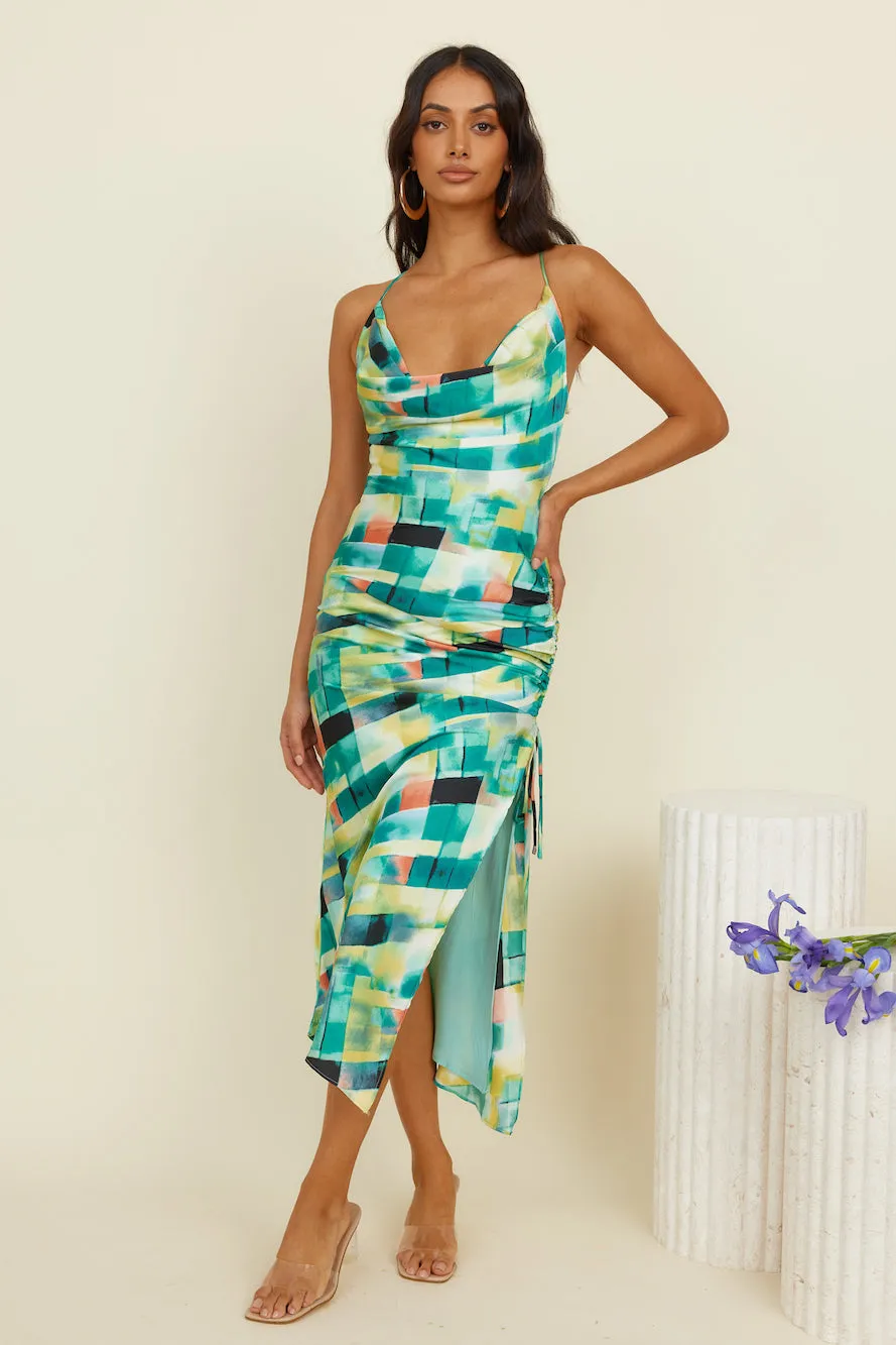 Clear Mind Maxi Dress Green sold by Fortunate One product image thumbnail 2