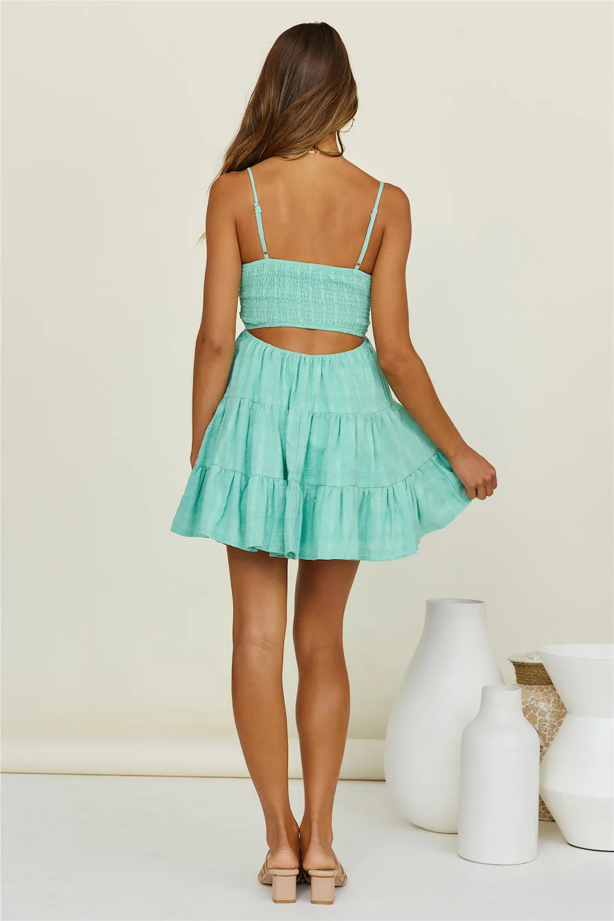 Jasmine Aromas Dress Teal sold by Fortunate One product image thumbnail 4