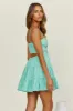 Jasmine Aromas Dress Teal sold by Fortunate One