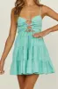 Jasmine Aromas Dress Teal sold by Fortunate One