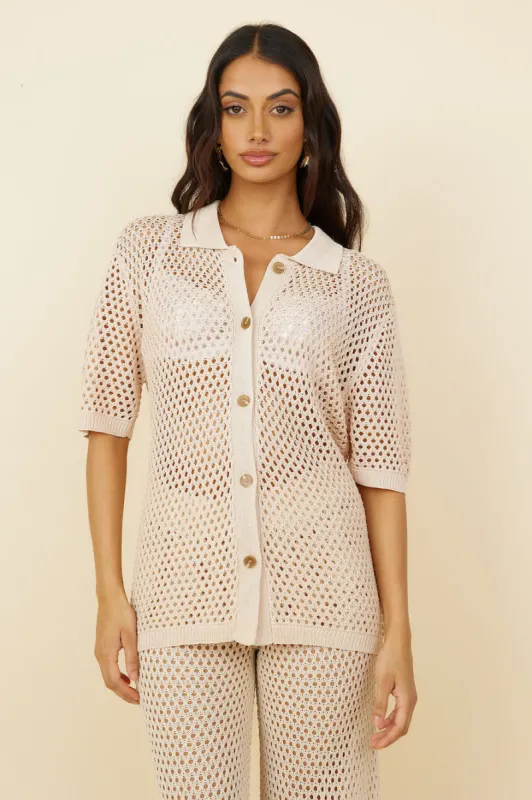 RUNAWAY THE LABEL Jaida Top Sand sold by Fortunate One