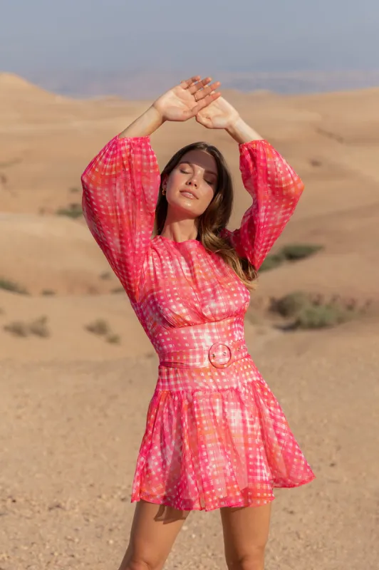 Saturday Morning Dress Pink sold by Fortunate One