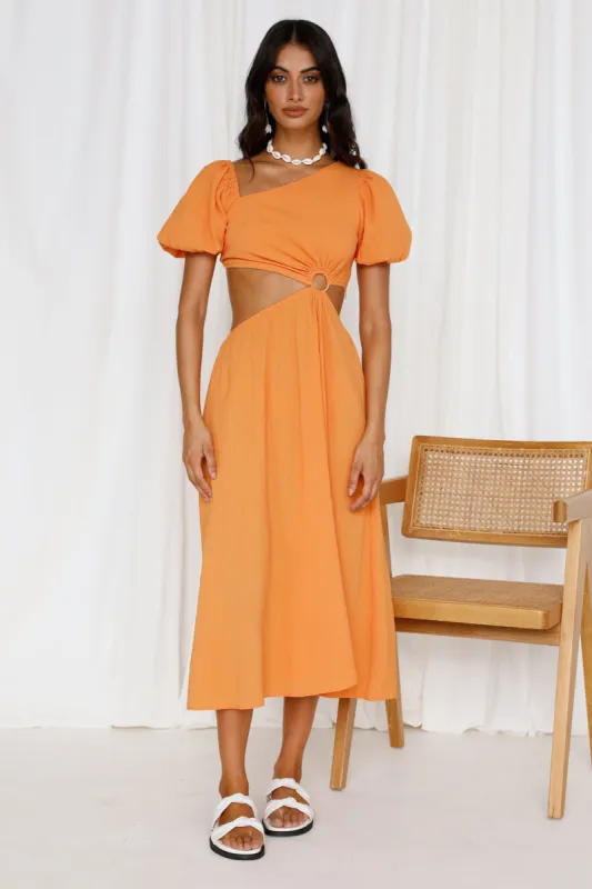 Scent Of Jasmine Maxi Dress Orange sold by Fortunate One