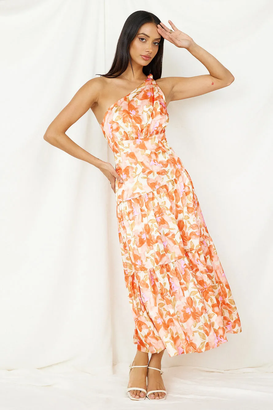 Dream Girl Maxi Dress Orange sold by Fortunate One product image thumbnail 2