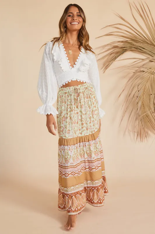 Natures Aura Maxi Skirt sold by Fortunate One