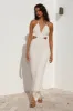 Let This Go Maxi Dress White sold by Fortunate One