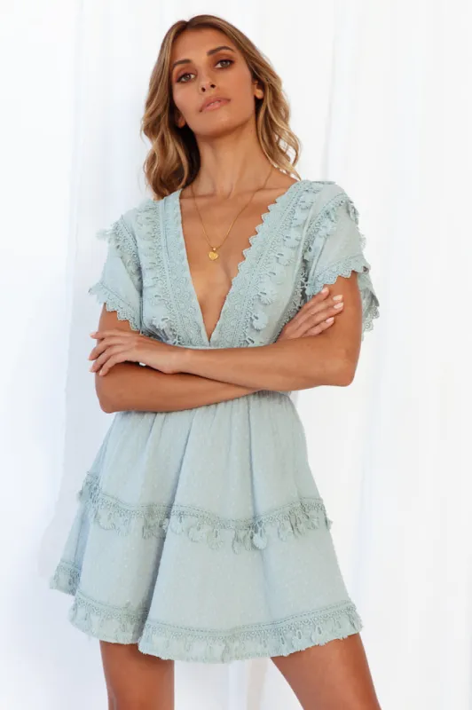 Mamacita Dress Sage sold by Fortunate One