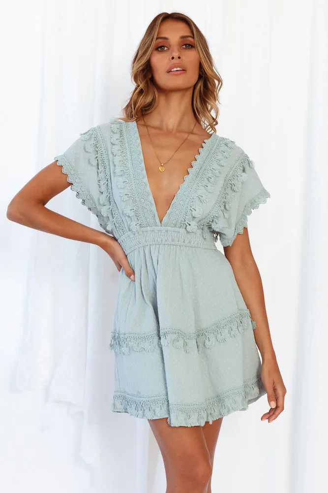 Mamacita Dress Sage sold by Fortunate One product image thumbnail 5