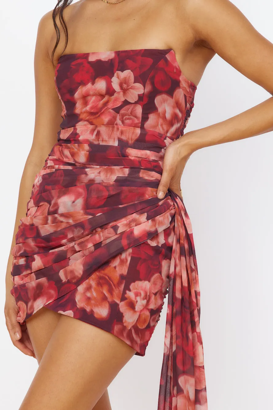 RUNAWAY THE LABEL Night Lover Dress Wine sold by Fortunate One product image thumbnail 3