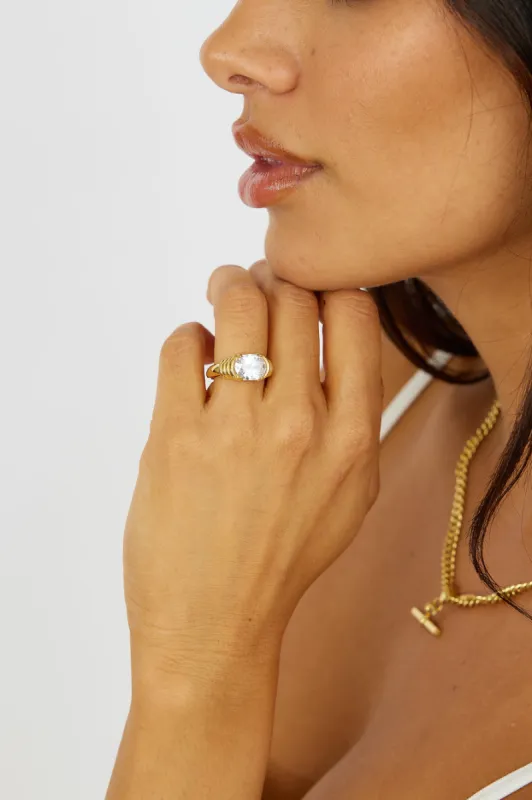 Carry On Ring Gold sold by Fortunate One