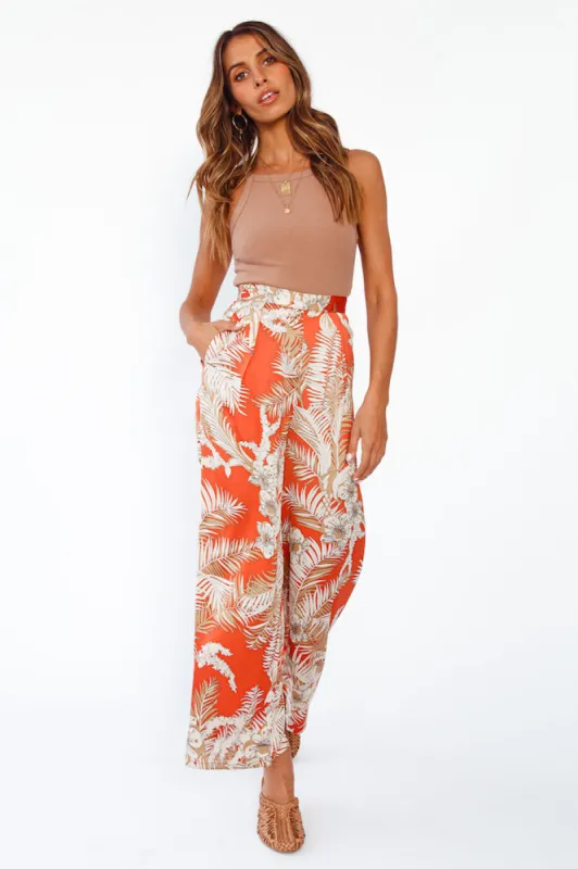 In The Savanna Pants Orange sold by Fortunate One
