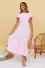Different Notion Maxi Dress Pink sold by Fortunate One