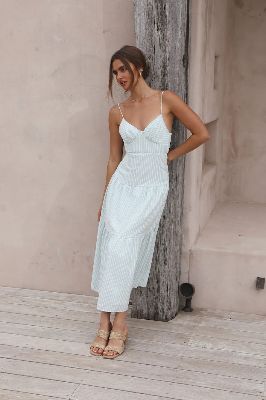 Summer Sun Maxi Dress Mint sold by Fortunate One product image thumbnail 3