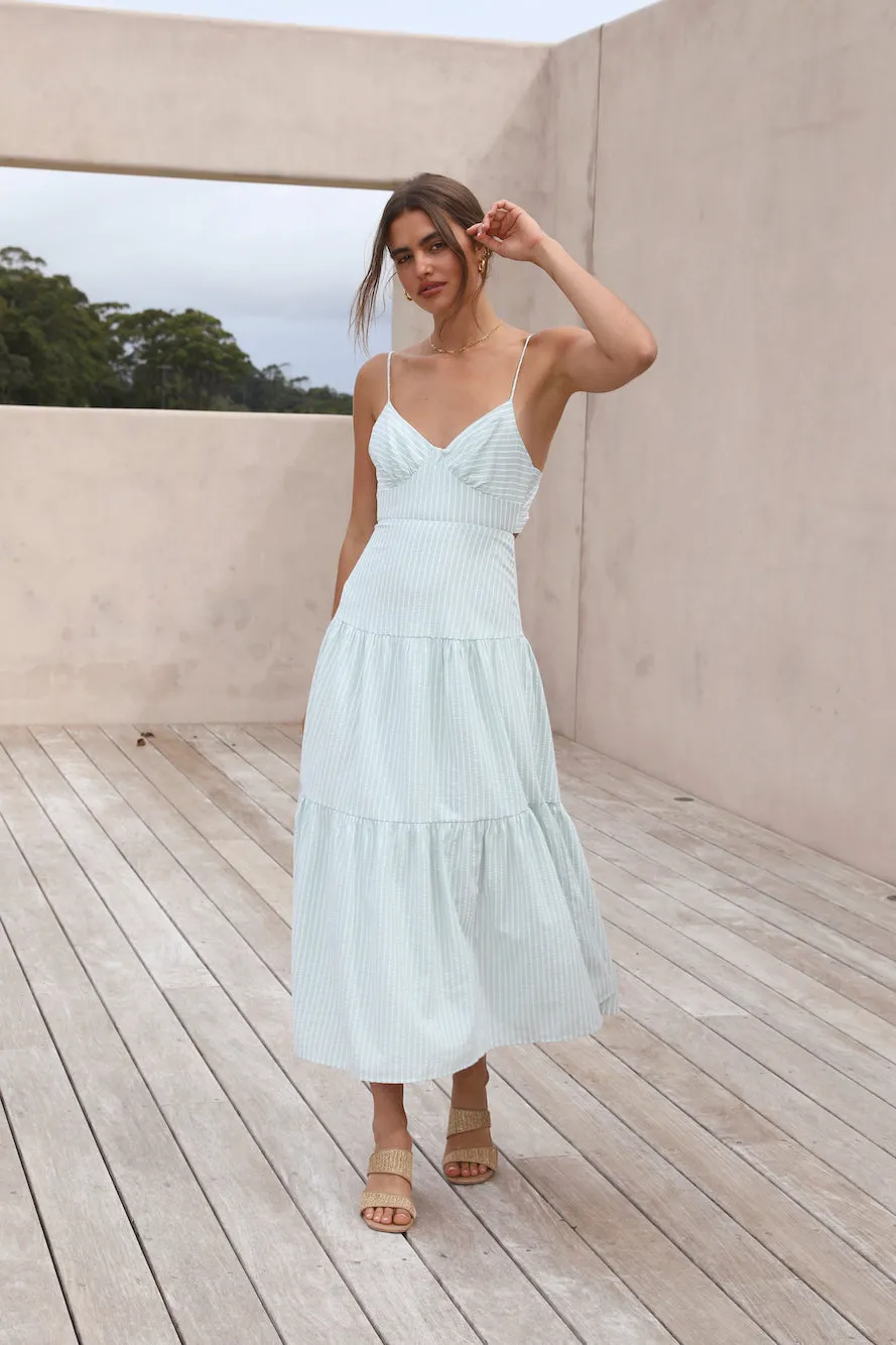Summer Sun Maxi Dress Mint sold by Fortunate One product image thumbnail 4