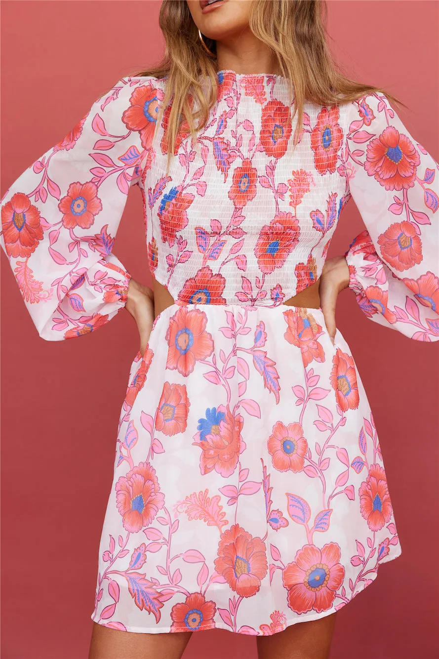 Who You Are Dress Pink sold by Fortunate One product image thumbnail 4