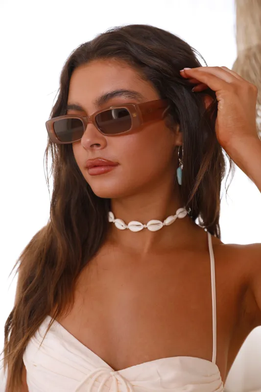 BANBÉ The Kylie Sunglasses Amber-Amber Fade sold by Fortunate One