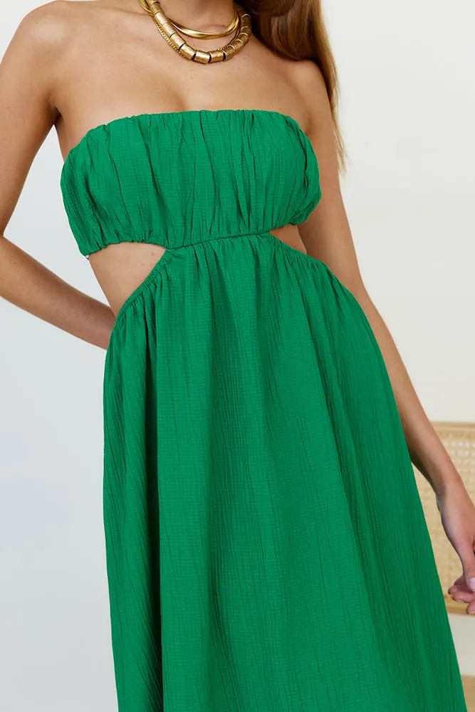 Delphina Maxi Dress Green sold by Fortunate One product image thumbnail 4
