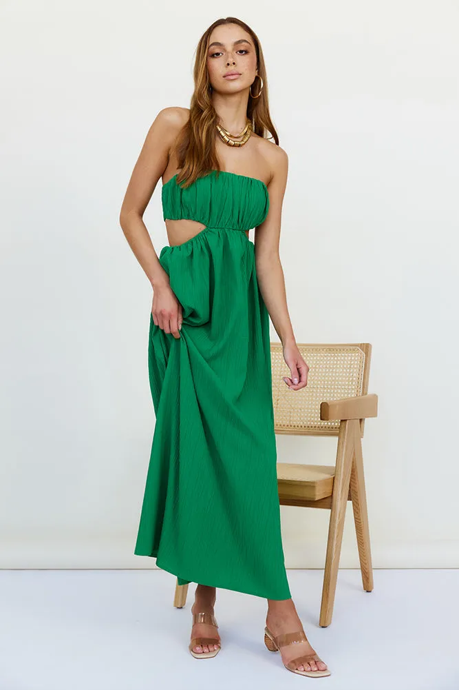 Delphina Maxi Dress Green sold by Fortunate One product image thumbnail 5
