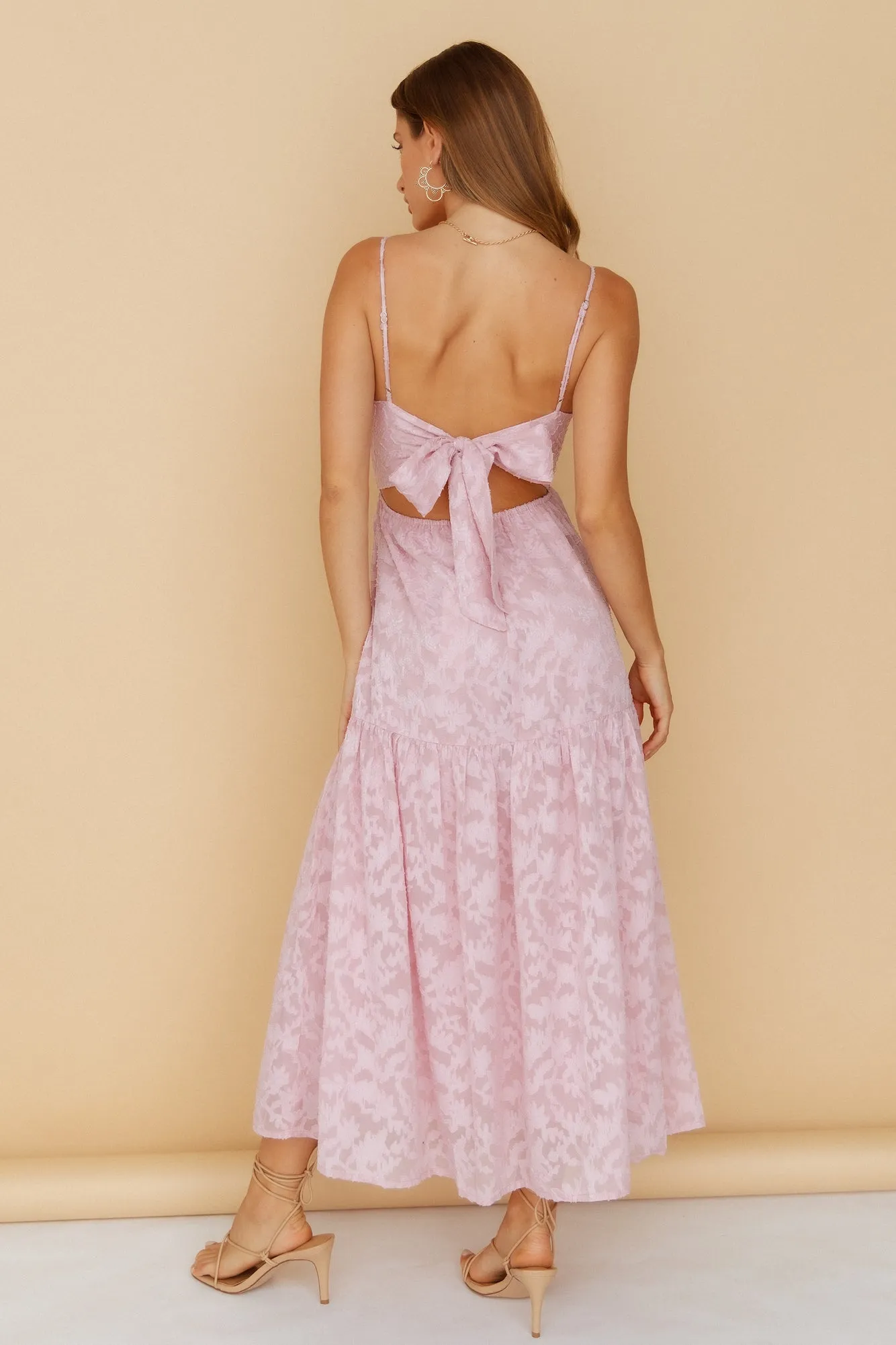 Instant Joy Maxi Dress Blush sold by Fortunate One product image thumbnail 5