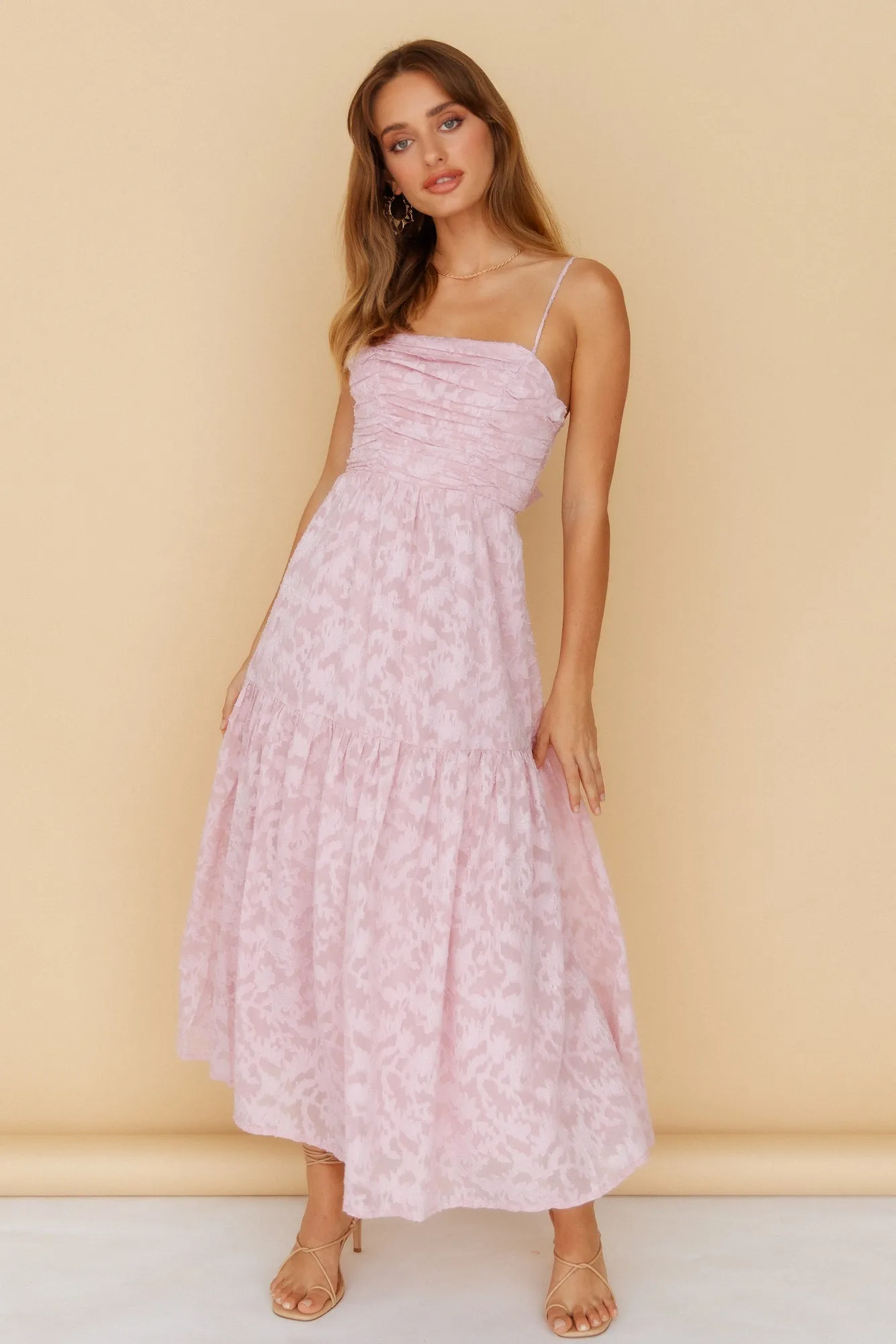 Instant Joy Maxi Dress Blush sold by Fortunate One product image thumbnail 2