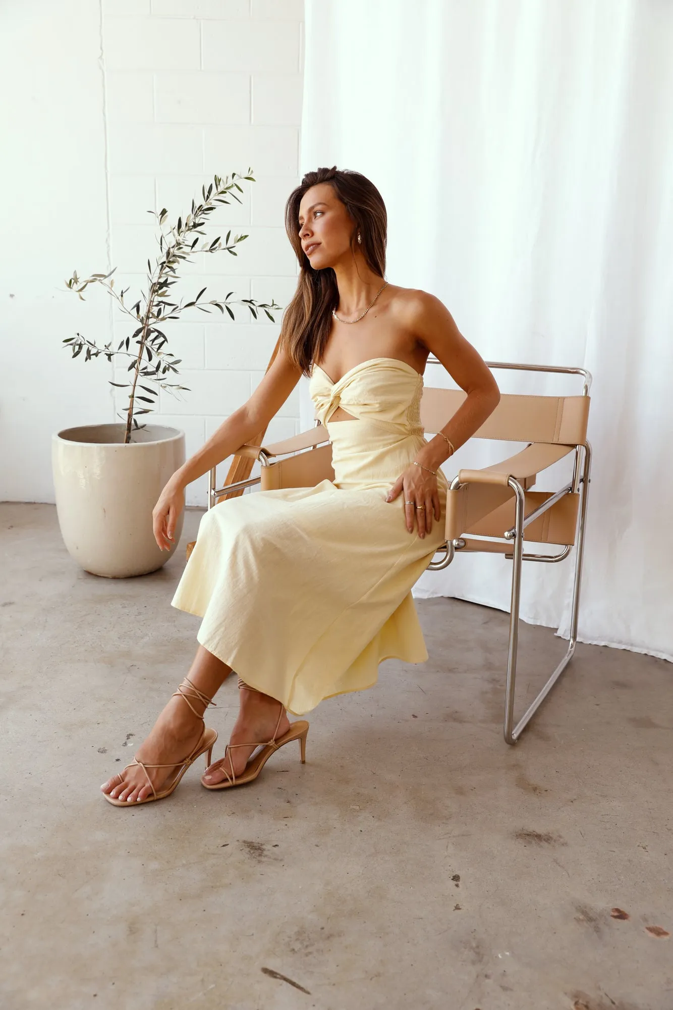 My Advice Maxi Dress Yellow sold by Fortunate One product image thumbnail 5